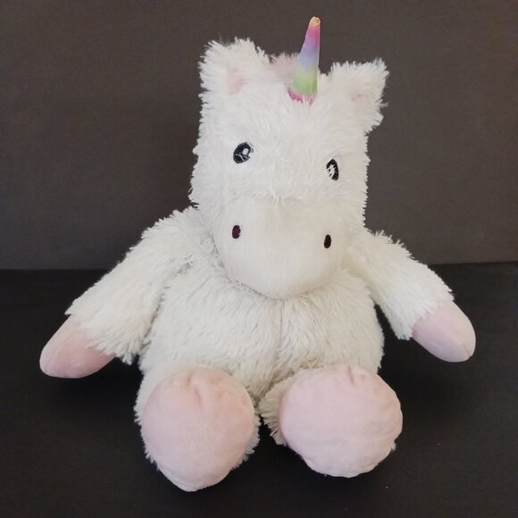 Warmies Unicorn Plush Weighted Microwave Heat Therapy Comfort Lavender Flaxseed - Picture 1 of 9